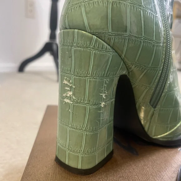 Lake Blue Square Toe Booties 💋 - Picture 6 of 7